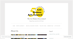 Desktop Screenshot of losalamosartscouncil.org